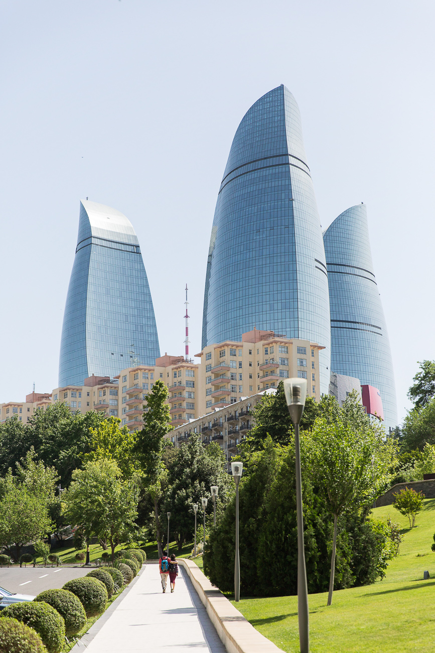 Flame Towers of Baku
