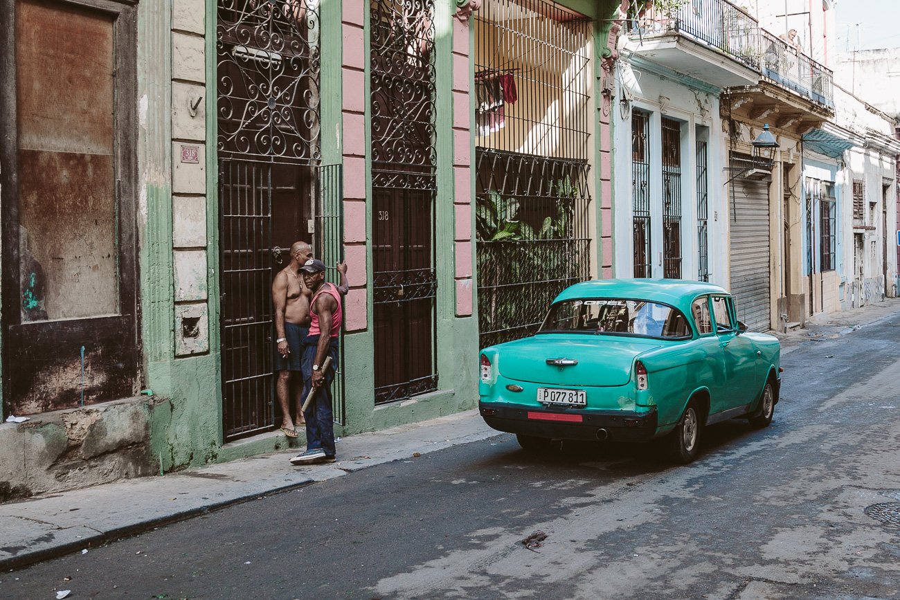 Scena di strada a L'Avana Cuba