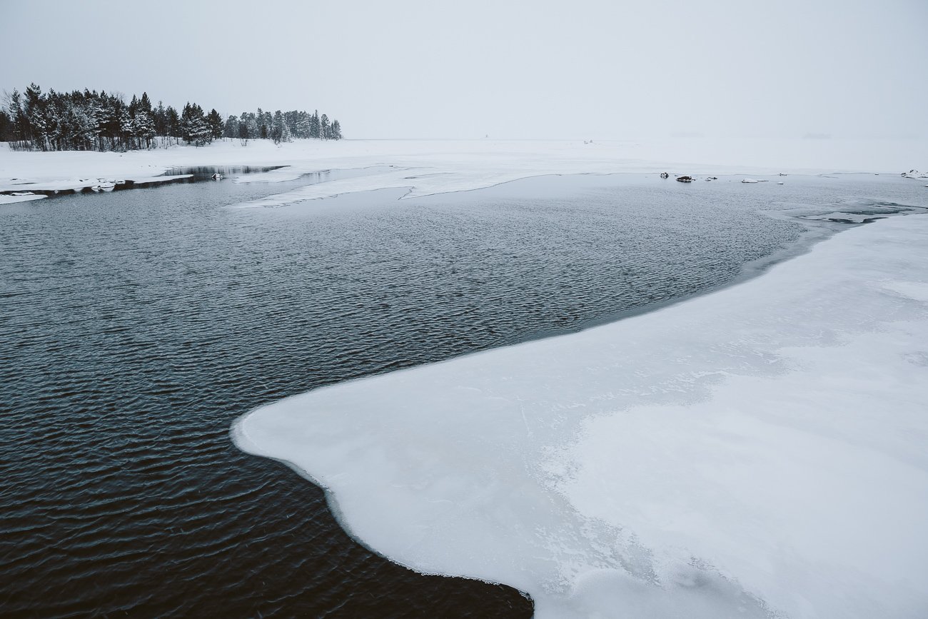 Winter wonderland in Swedish Lapland
