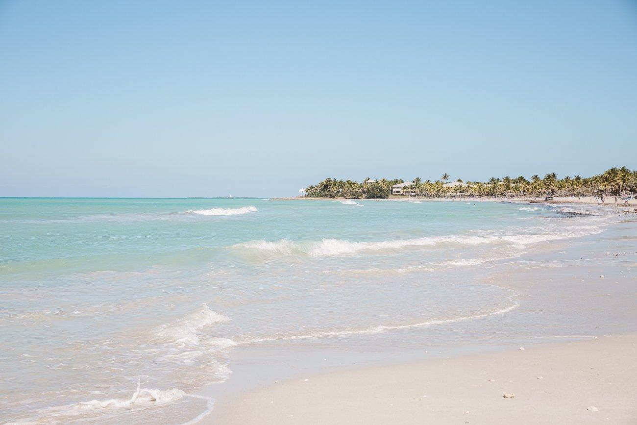 The beach of Varadero Cuba