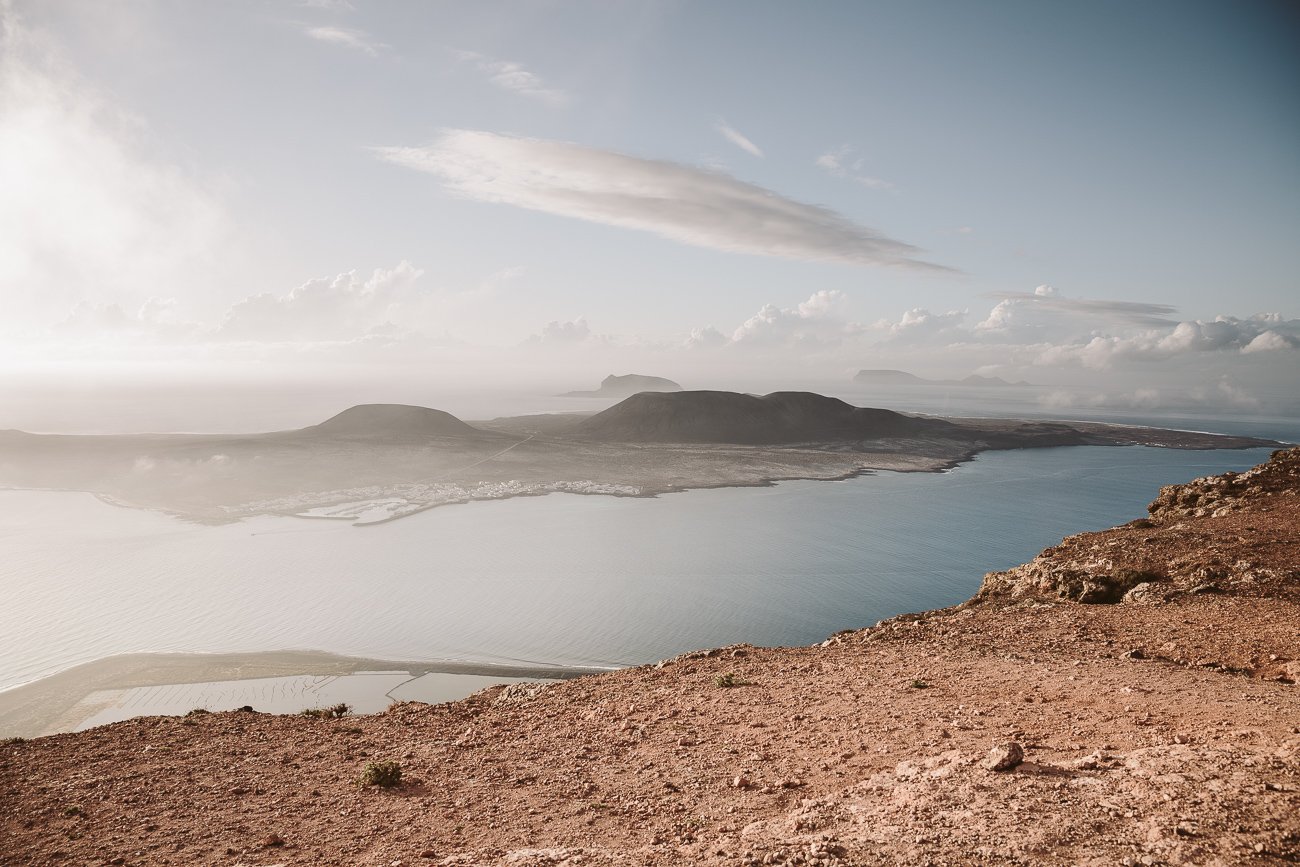 View of La Graciosa Island from the north of Lanzarote