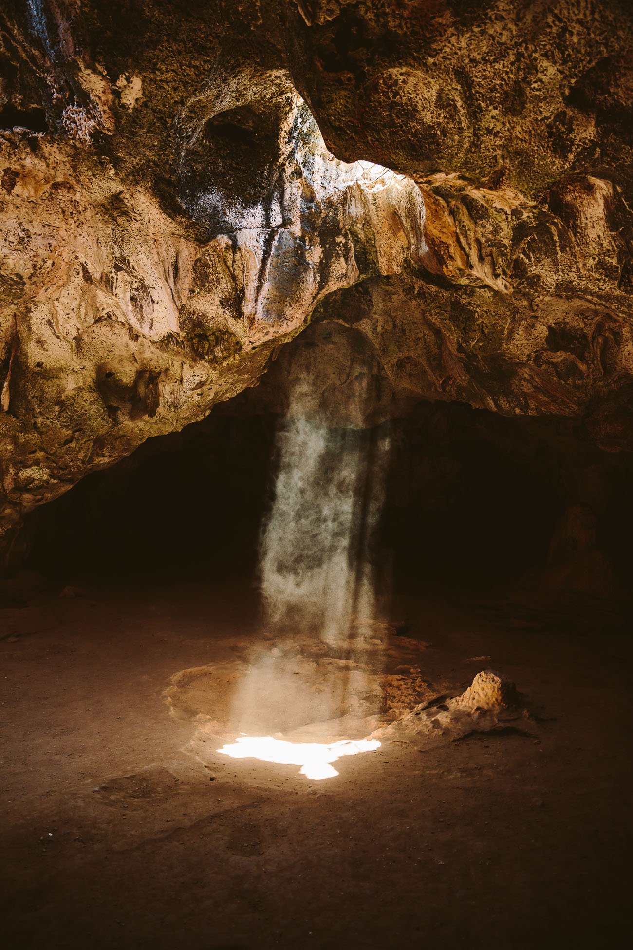 Quadirikiri Cave at Arikok National Park Aruba