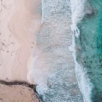 Dos Playa Aruba Beach as seen from above with a drone
