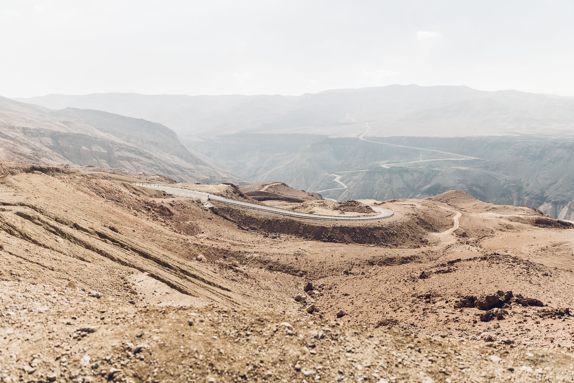 High above in the mountains in Jordan