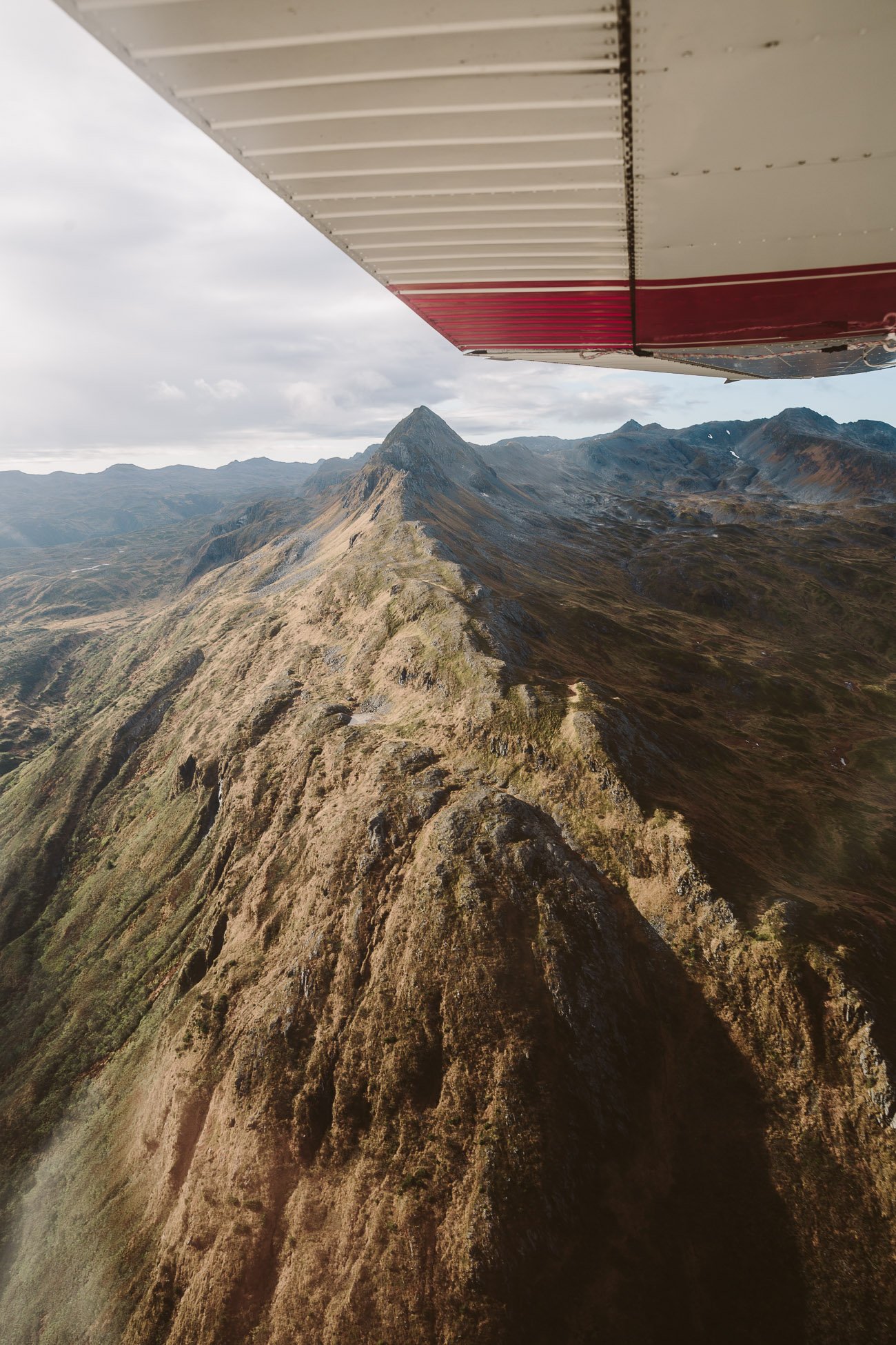 Views of Kodiak Island Alaska from a waterplane of Kingfisher Aviation