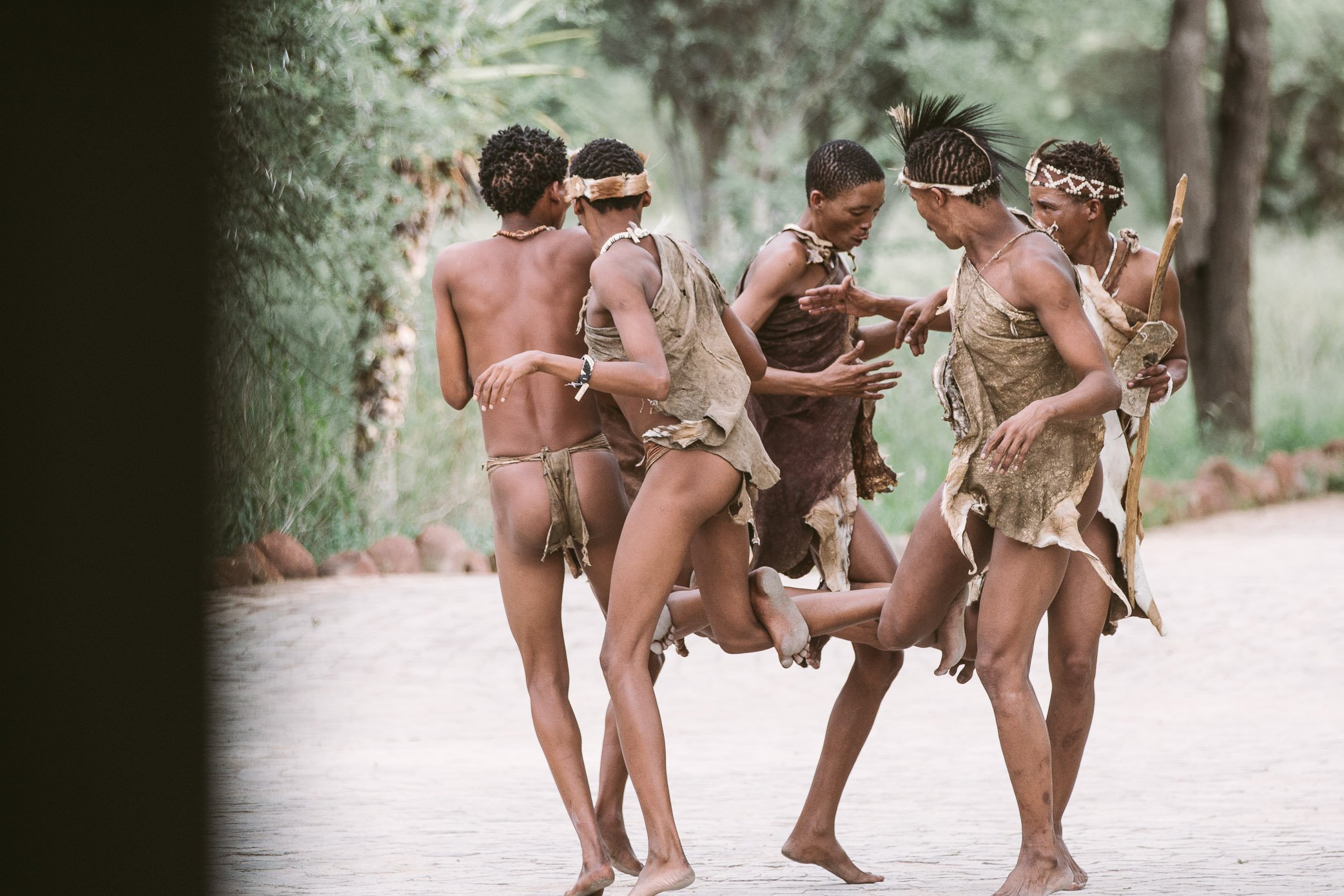 San people at Erindi Private Game Reserve