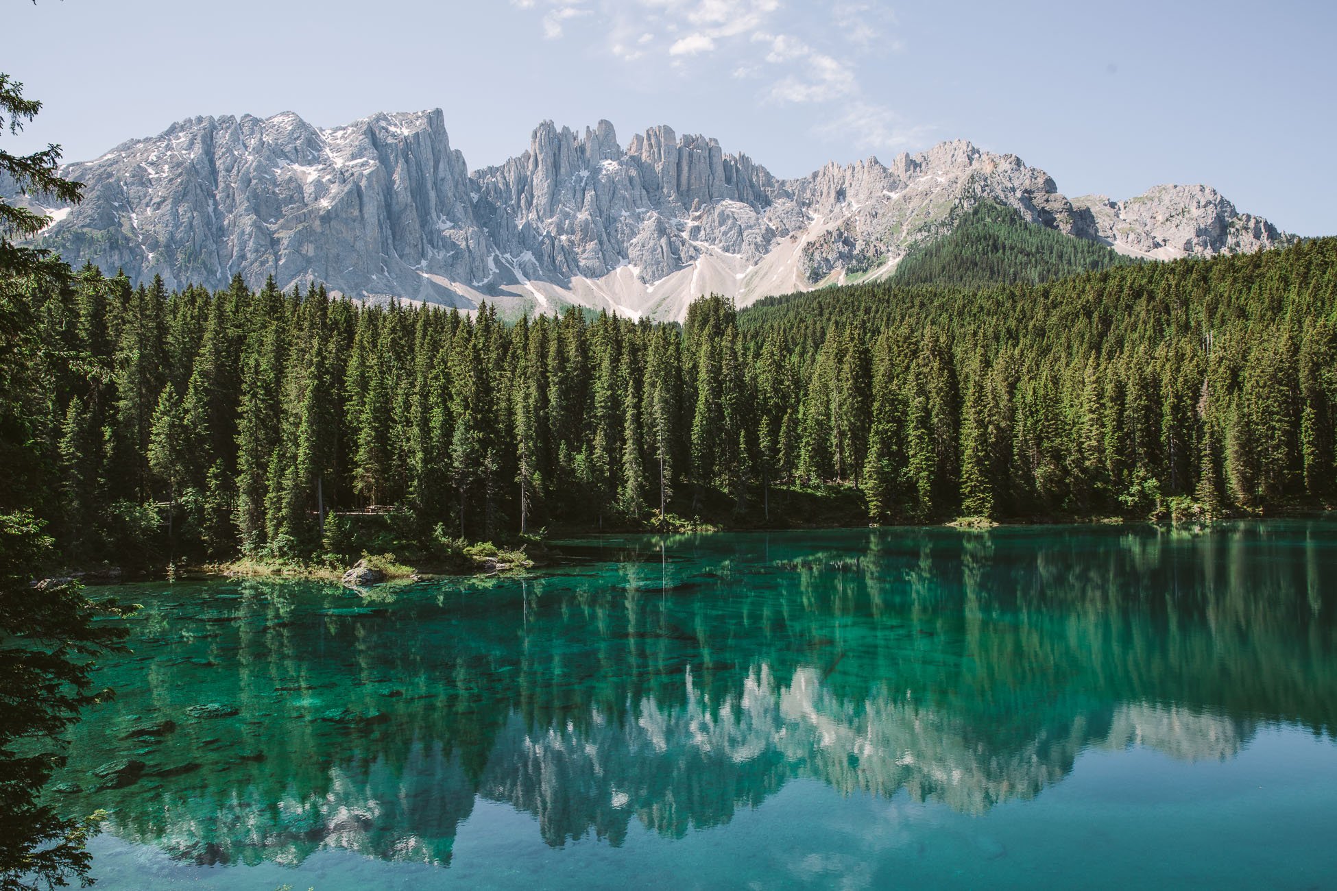 Lago di Carezza South Tyrol Italy