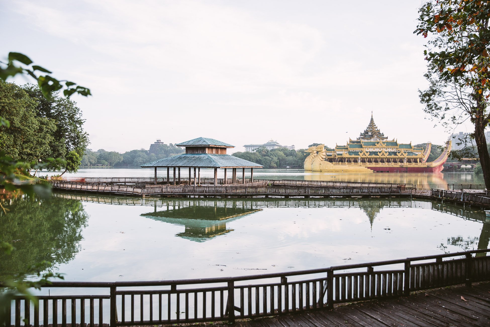 Kandawgyi Lake Yangon Myanmar