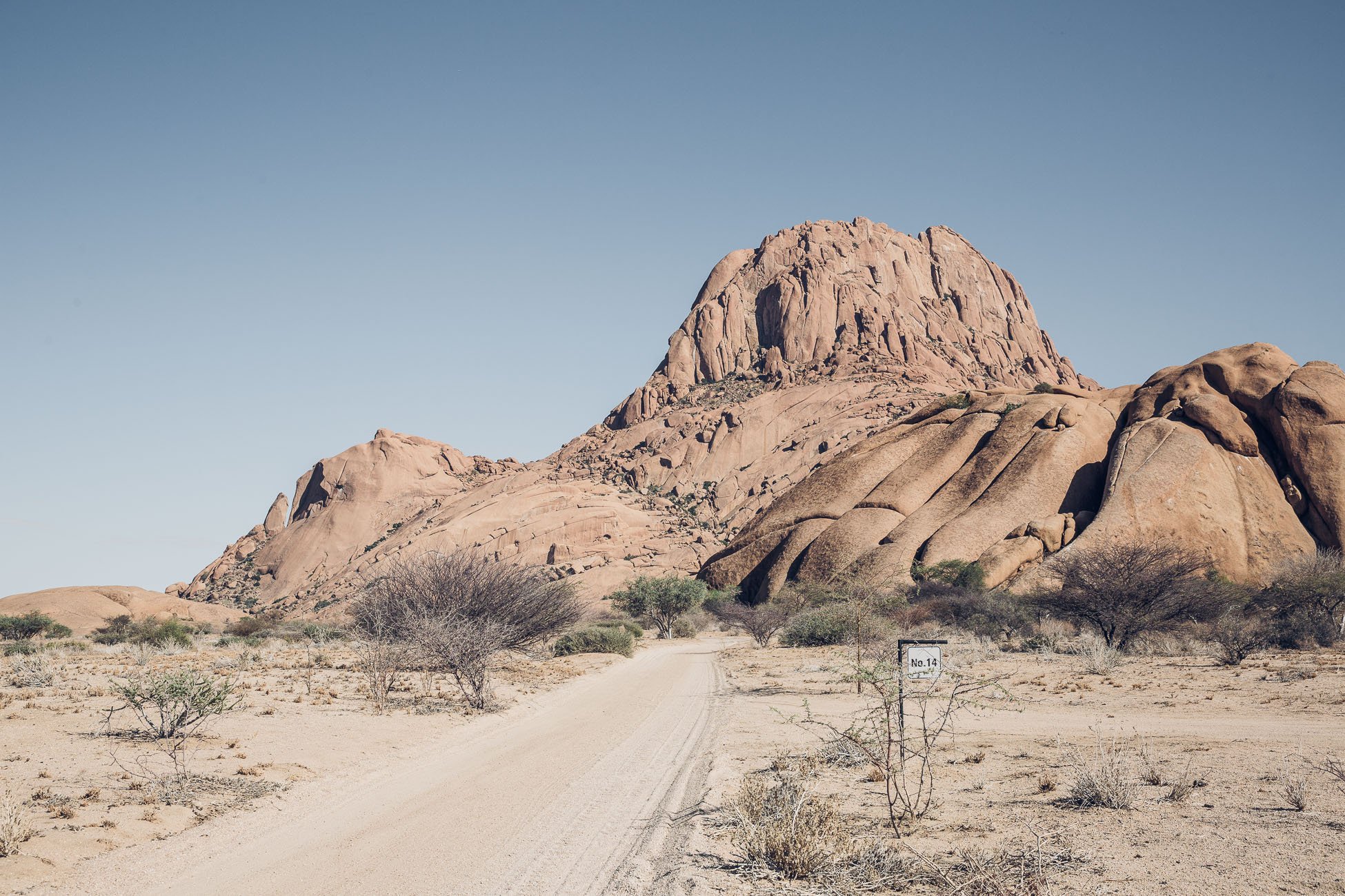 Camping at Spitzkoppe Namibia