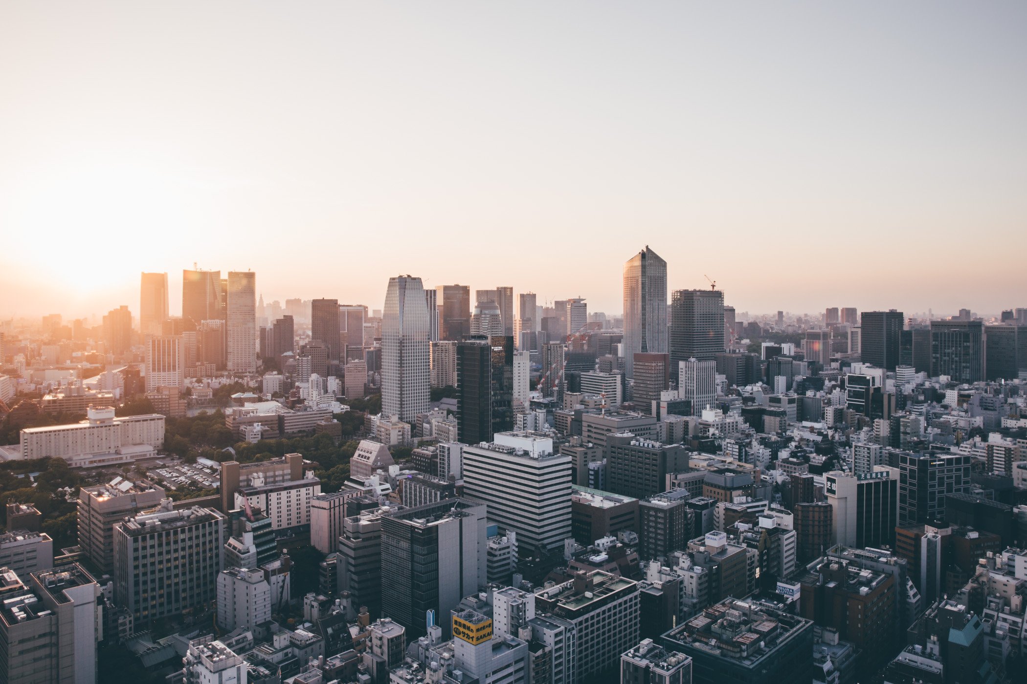 Tokyo as seen from above