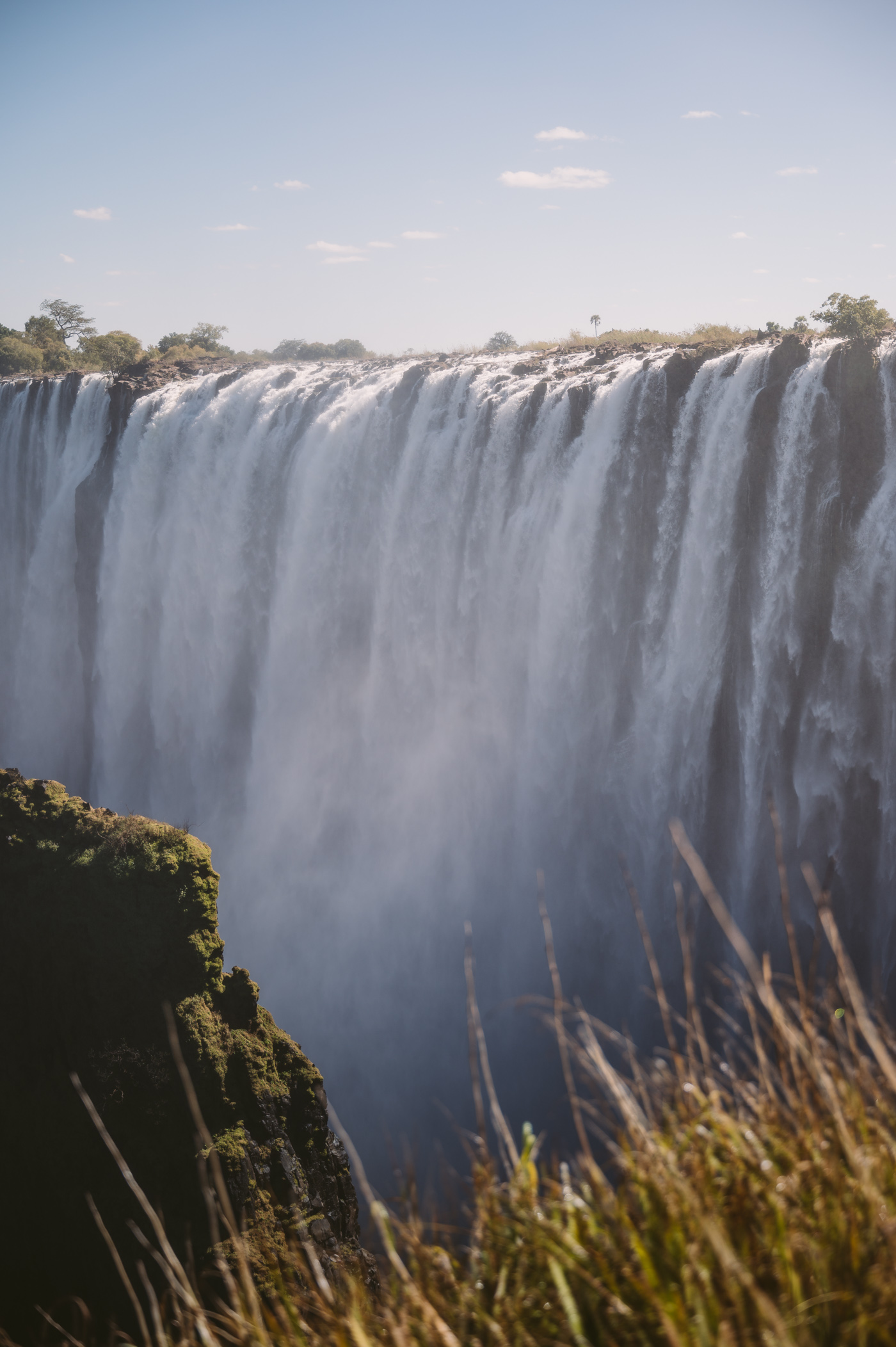 Victoria Falls from Livingstone Zambia
