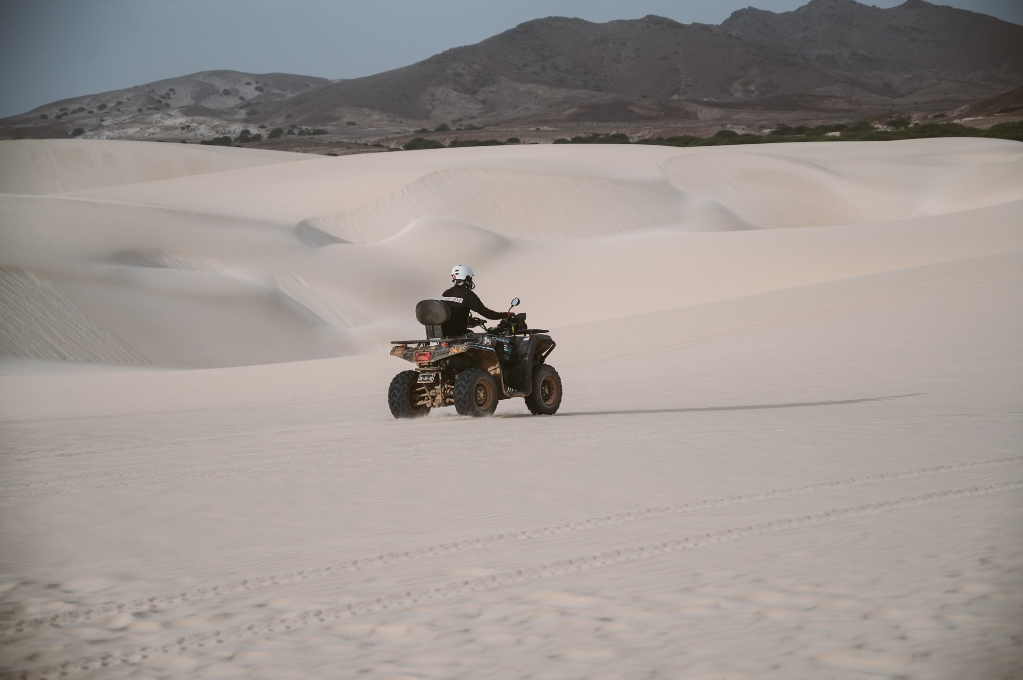 Quad guide in the Viana desert on Boa Vista Cape Verde