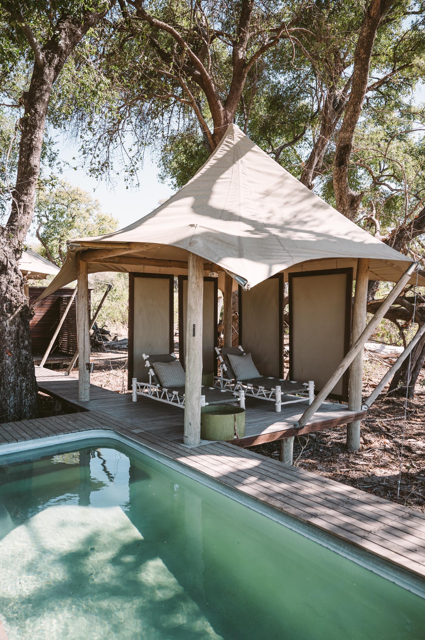 andBeyond Xaranna Okavango Delta Camp pool