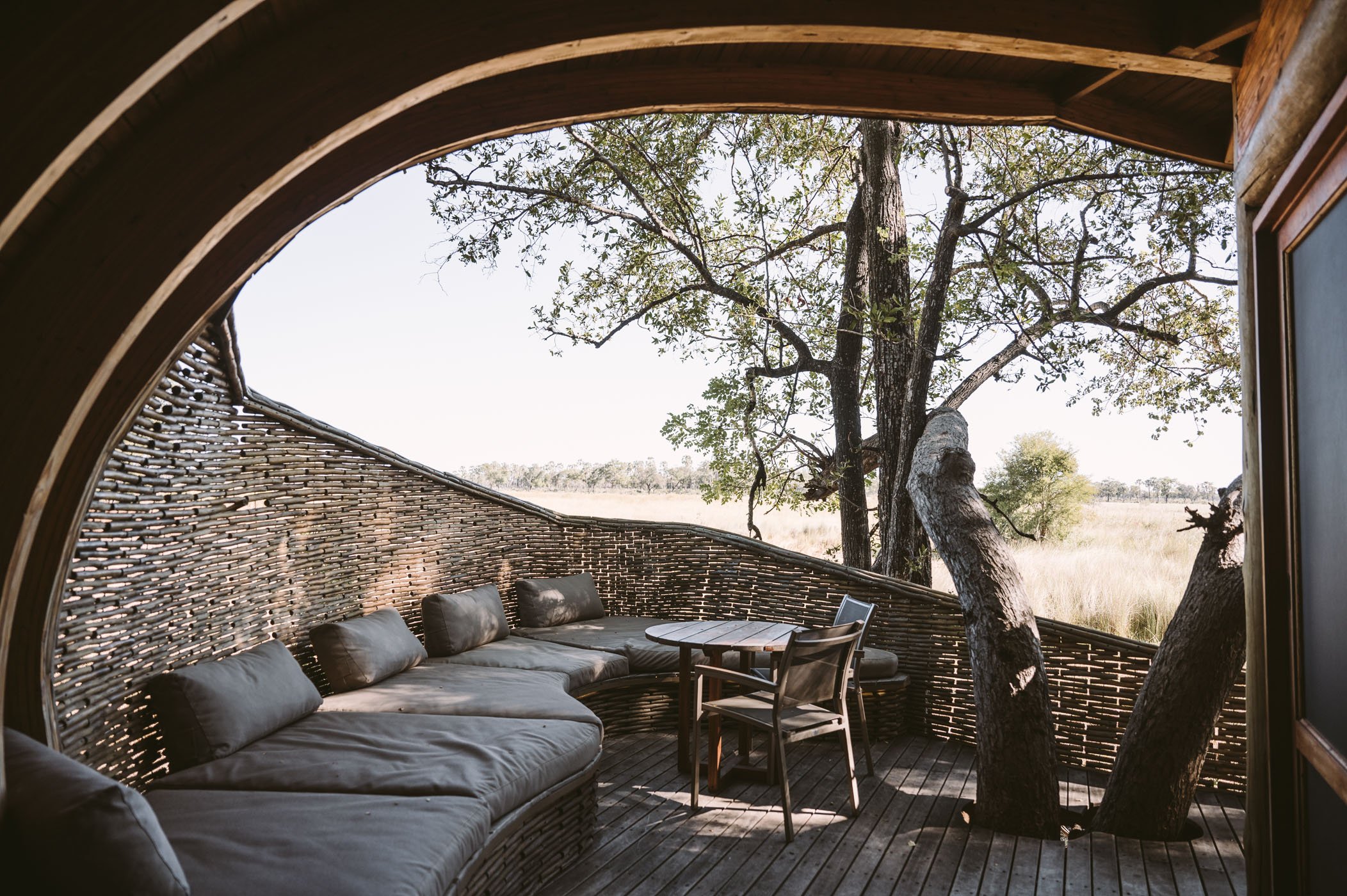 andBeyond Sandibe Okavango Delta Lodge private deck