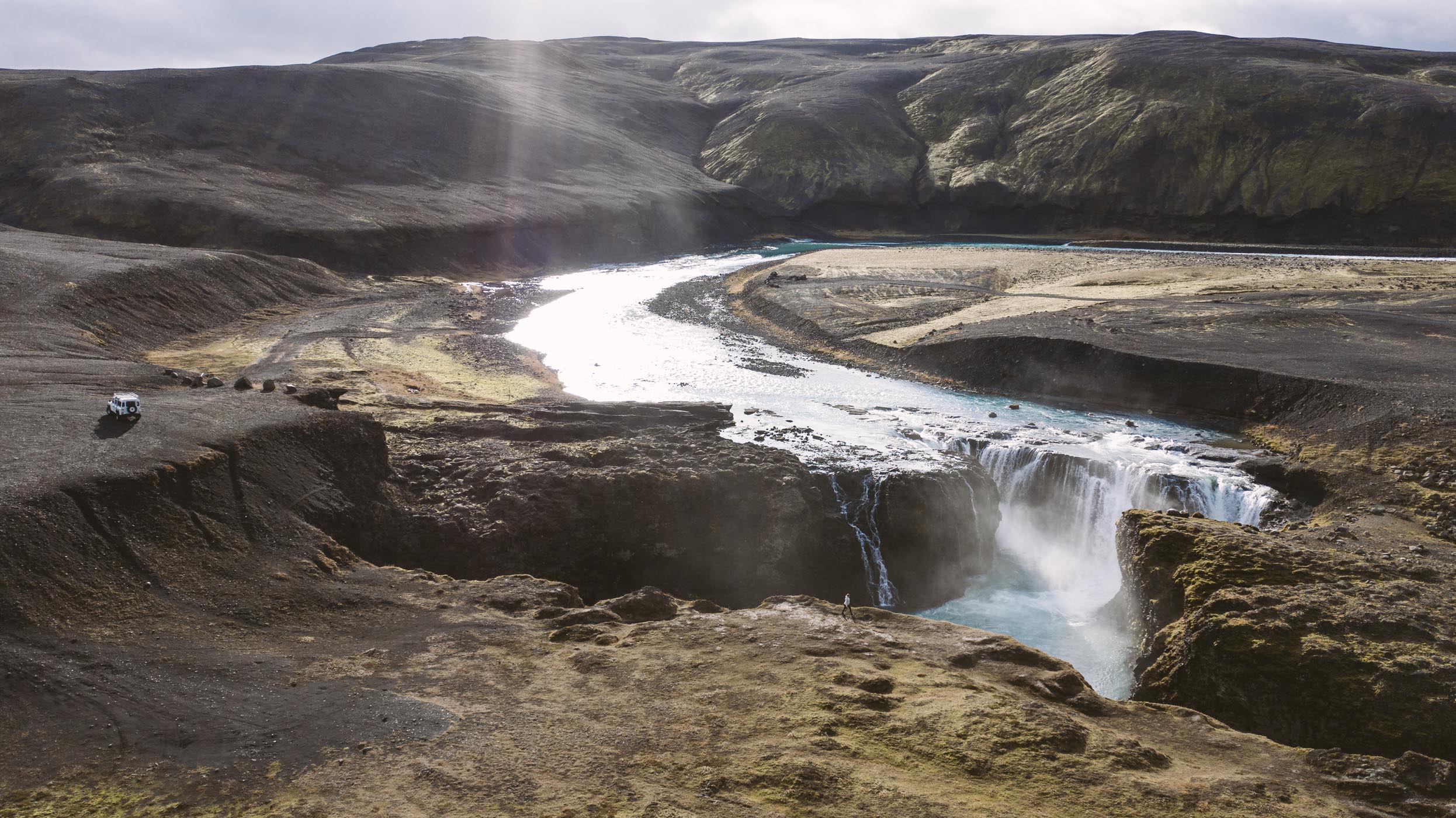Sigoldufoss waterfall in Iceland