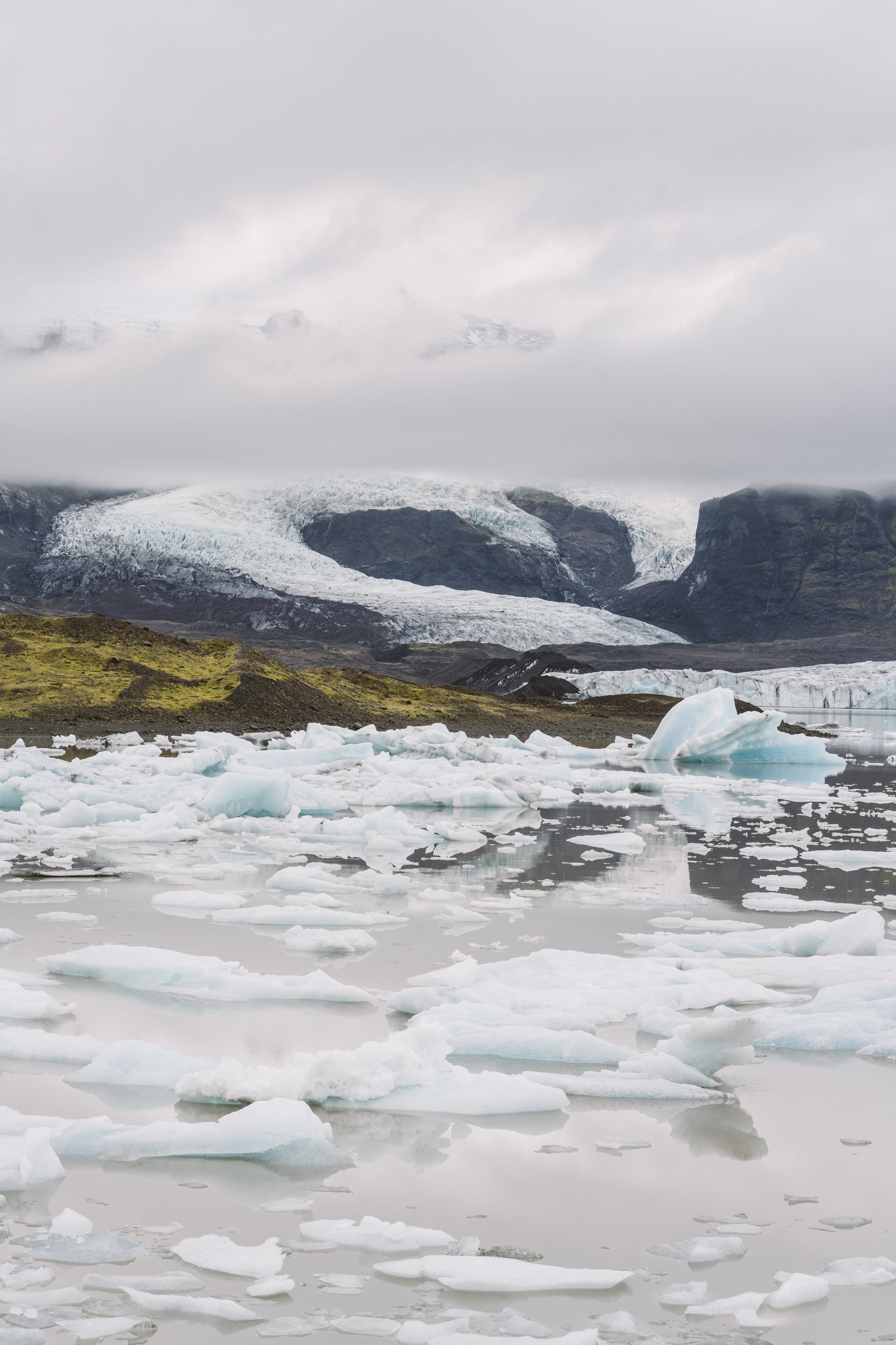 Fjallsárlón glacier lagoon in Iceland