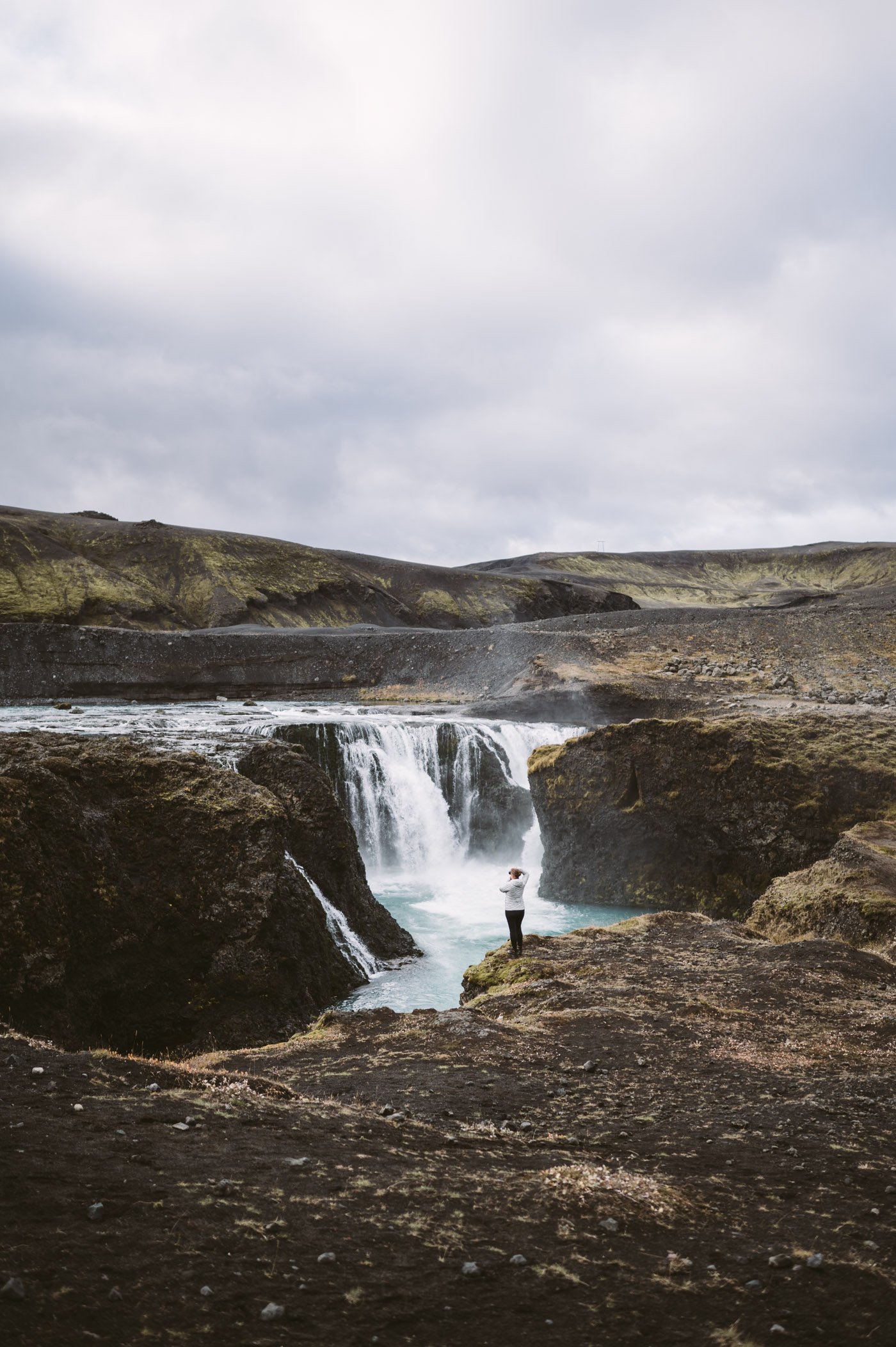 Sigoldufoss waterfall in Iceland