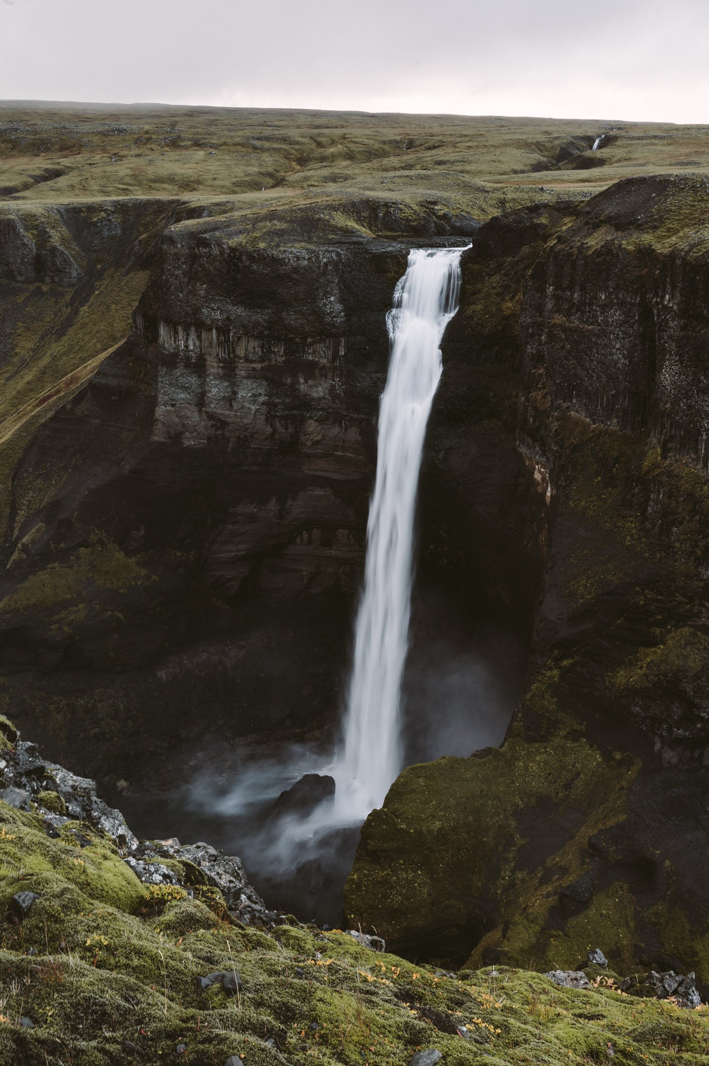 Haifoss waterfall in Iceland