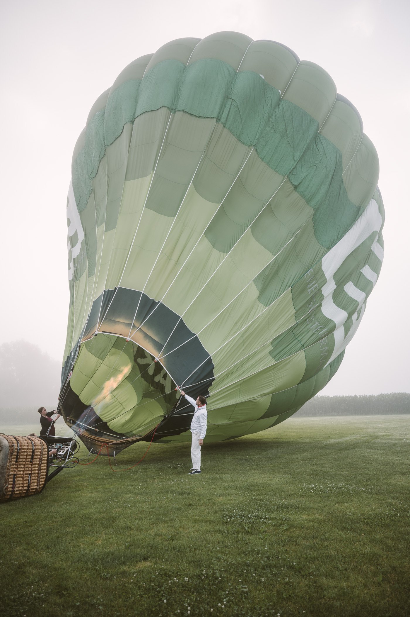 Hot air balloon ride in South Styria