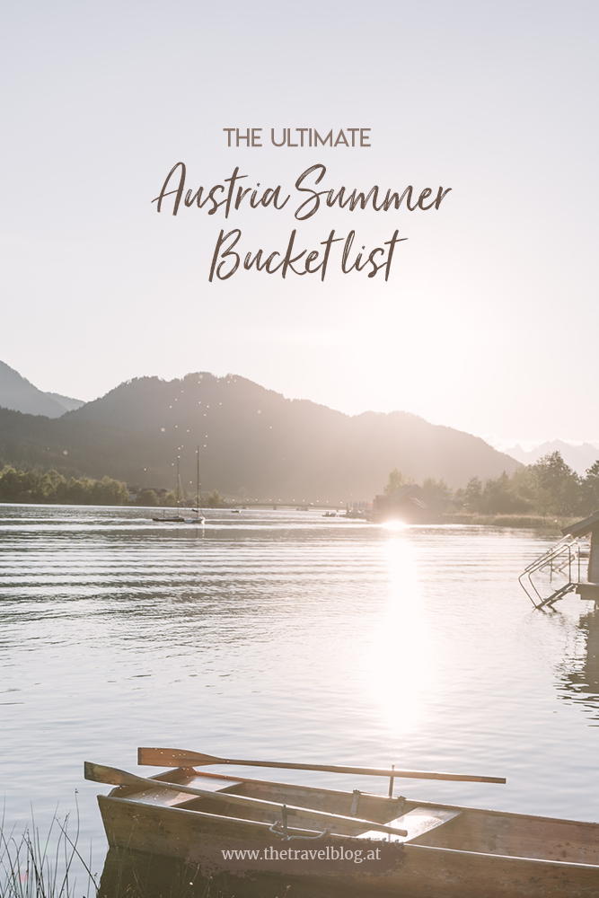 Austria Summer Bucket List 2021