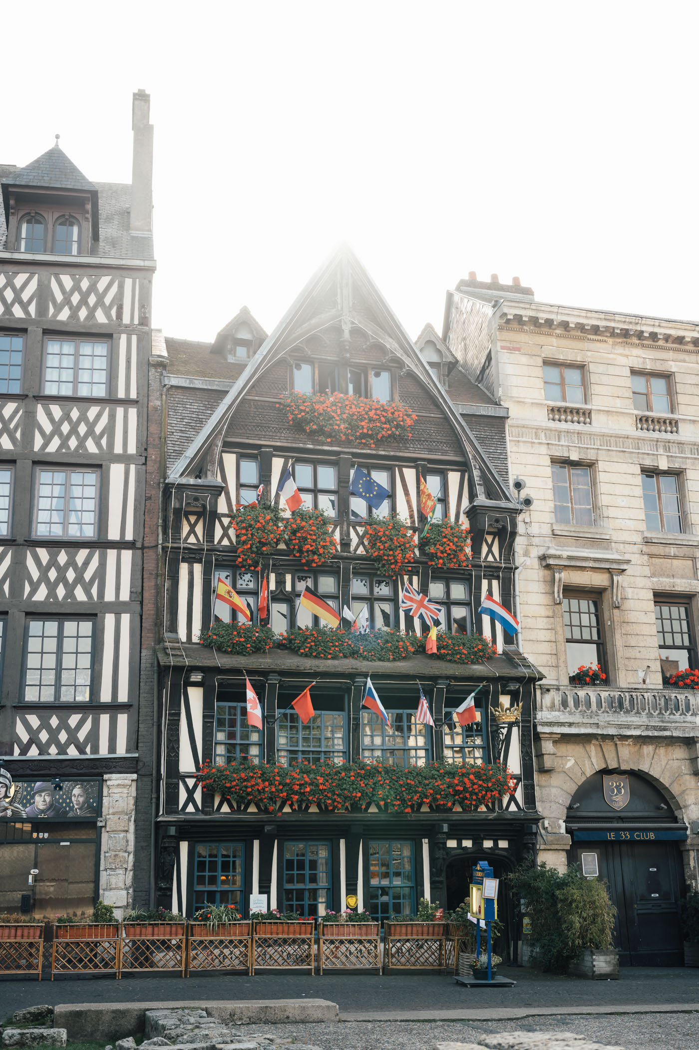 France's oldest inn La Couronne in Rouen Normandy