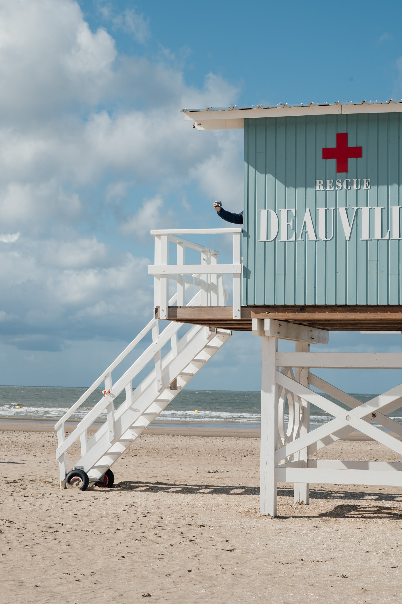 Deauville beach lookout tower