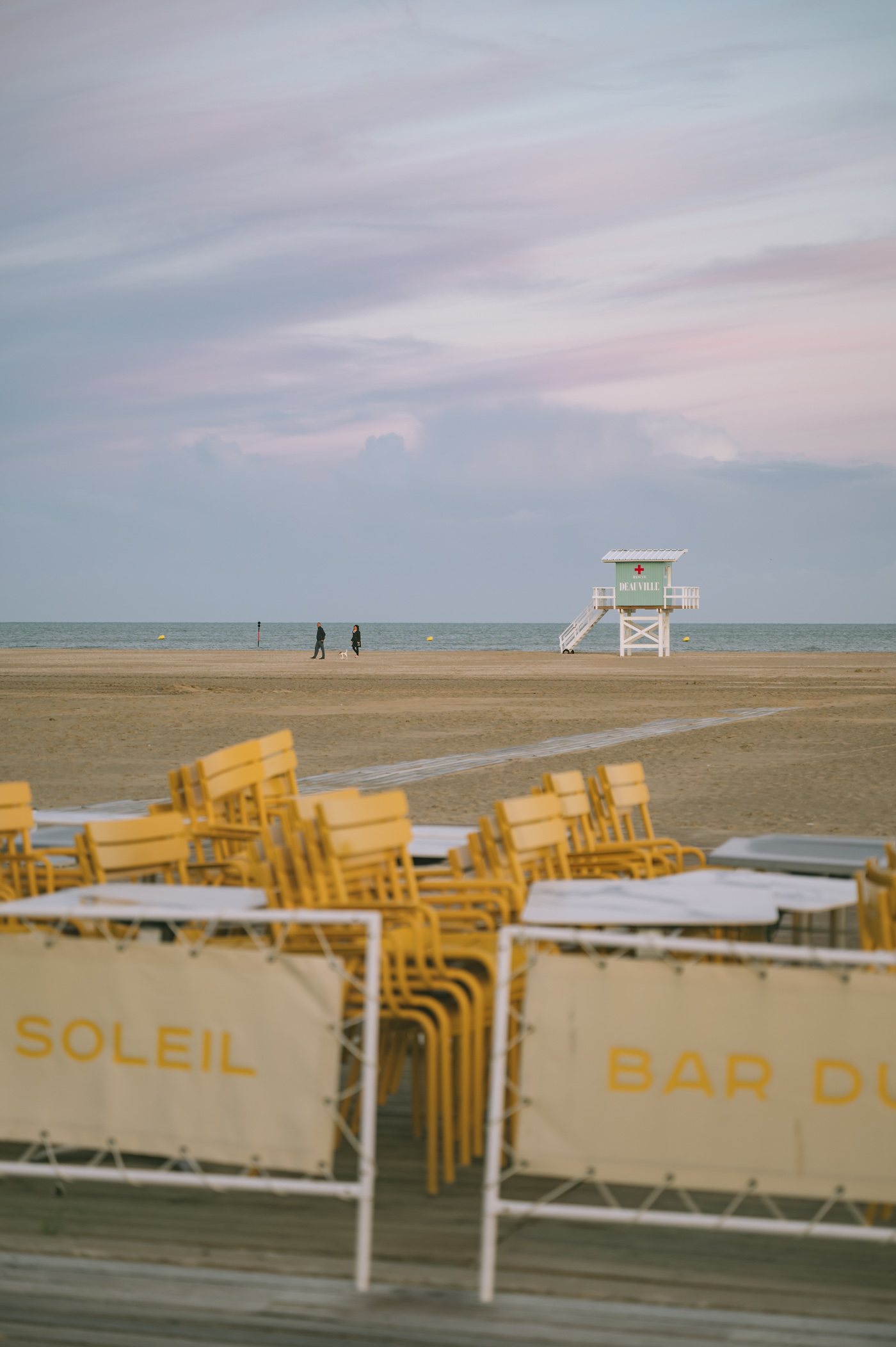 Deauville beach Normandy