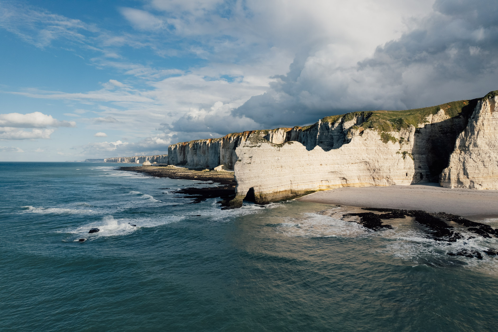 Étretat coastline Normandy