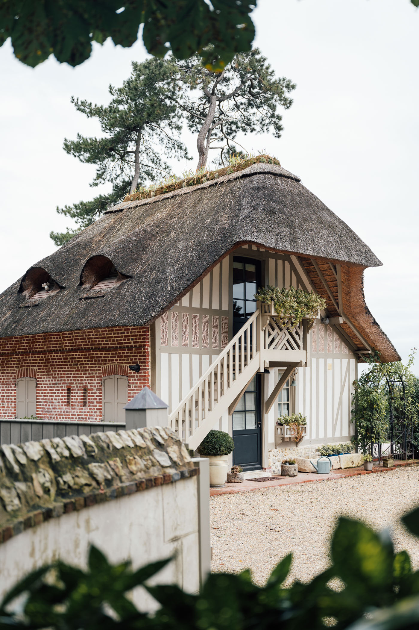 Thatched house near Honfleur Normandy