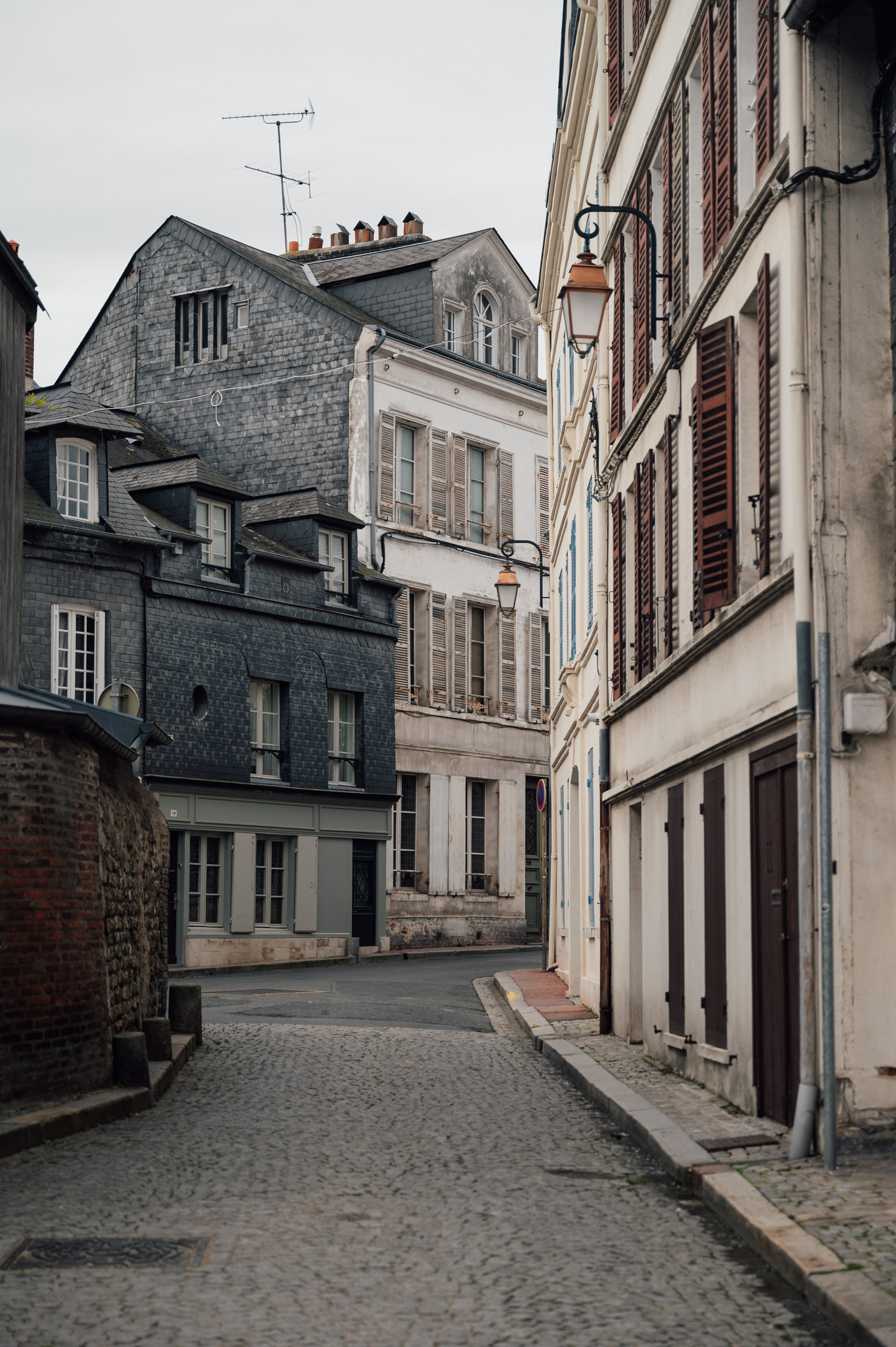 Streets of Honfleur Normandy