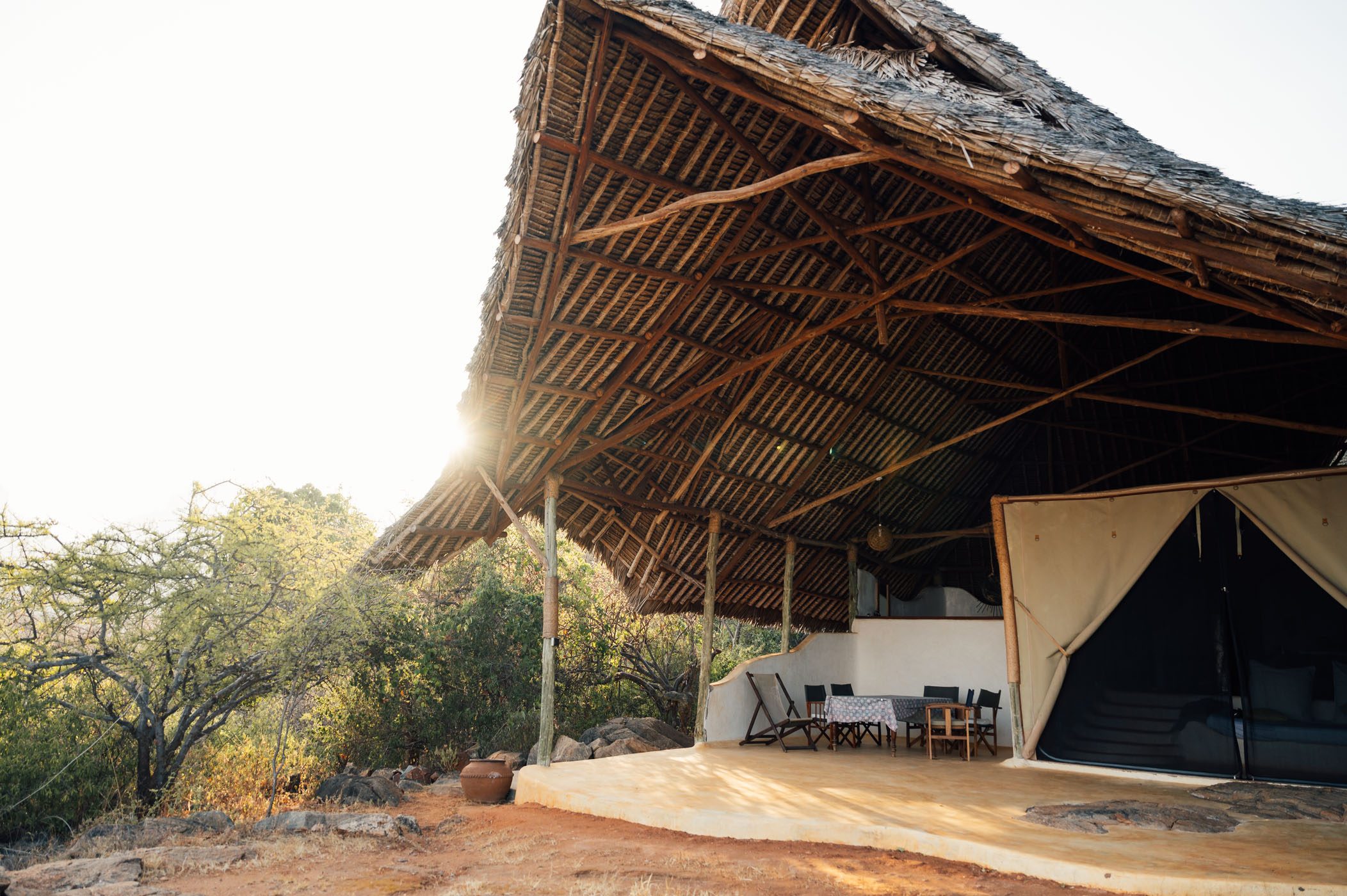 The luxury suite at Kipalo Hills by Secluded Africa in Tsavo