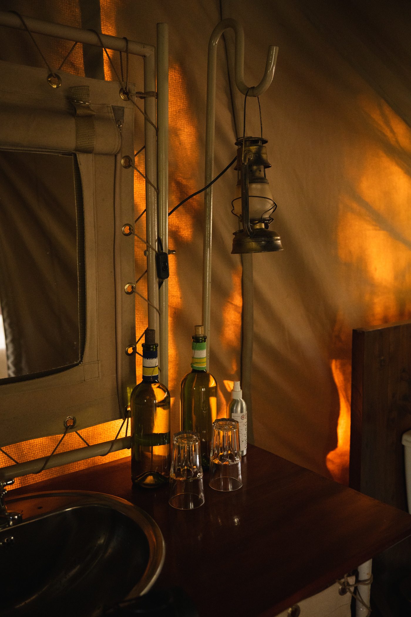 Tent number 7 at Nairobi Tented Camp by Porini