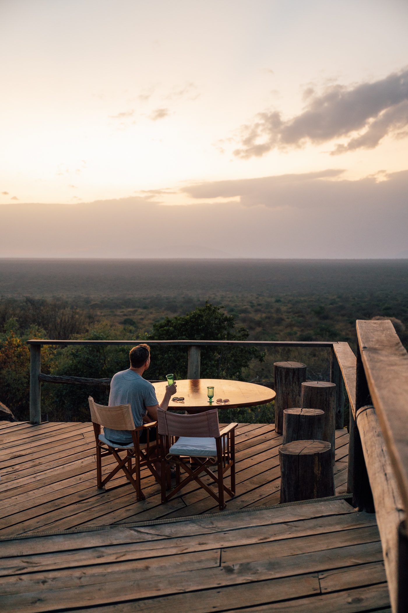 Sundowner at Kipalo Hills by Secluded Africa Lodge in Tsavo