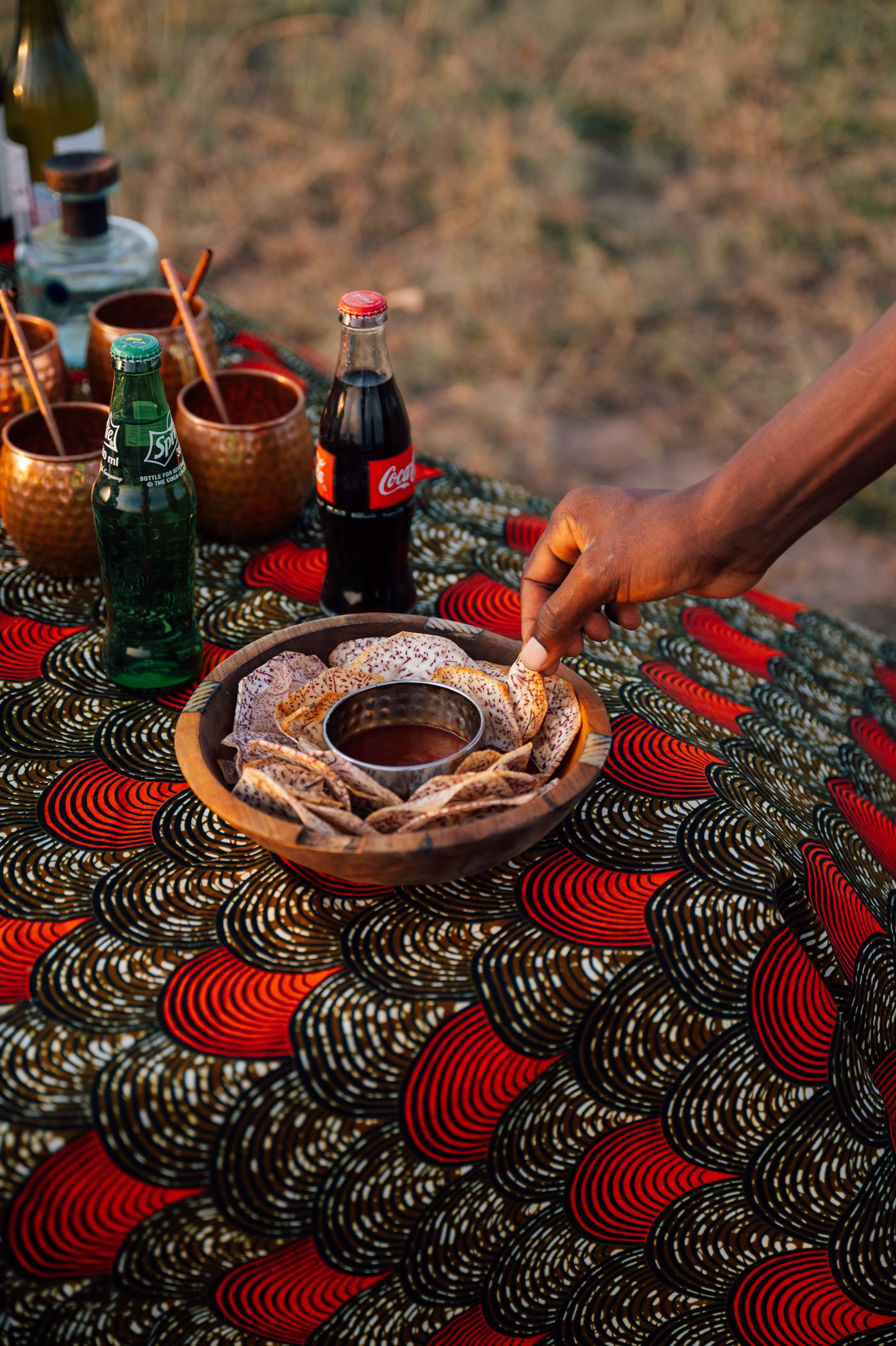 Sundowner in the Maasai Mara