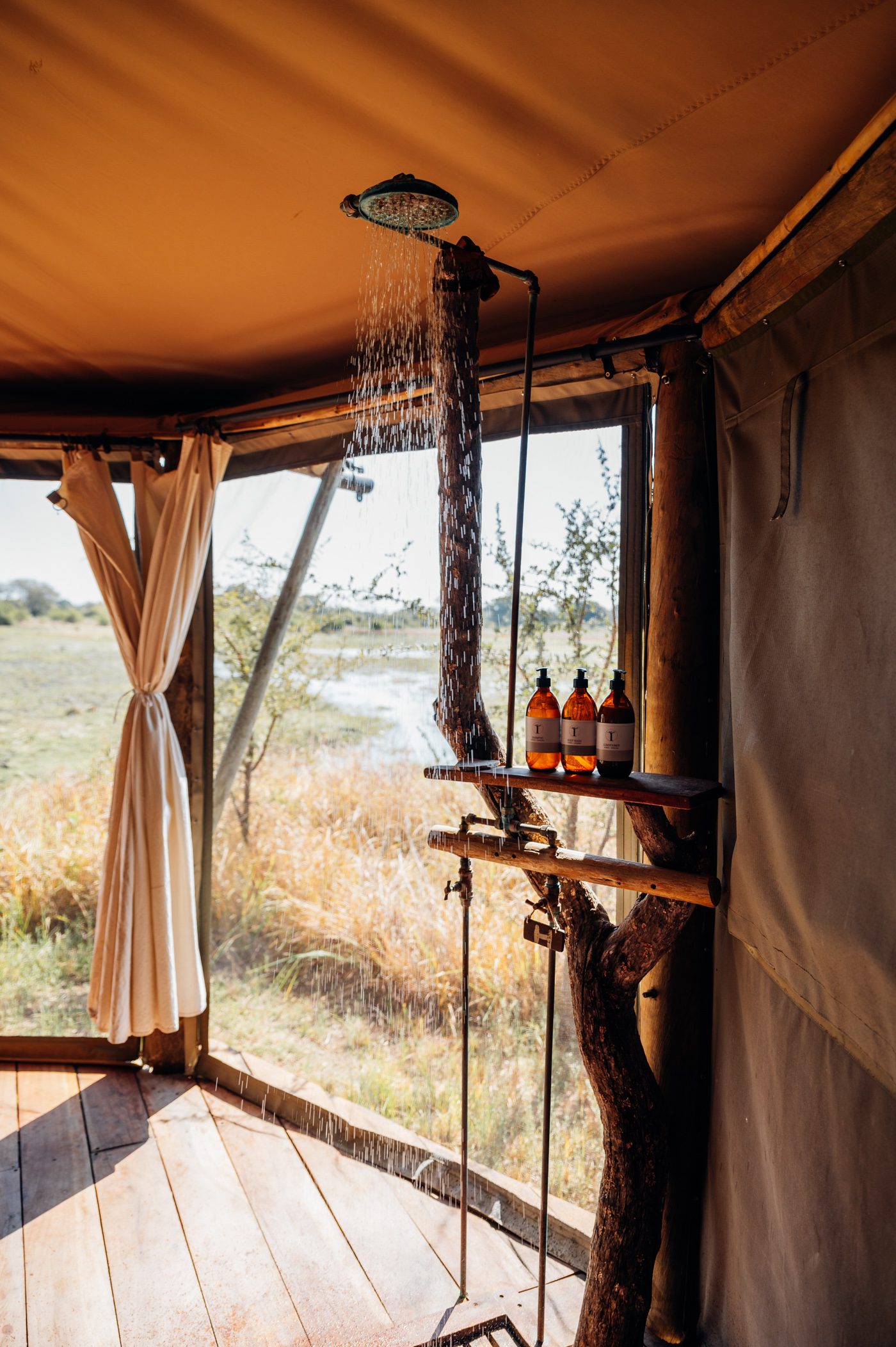 On safari at Musekese Camp in Kafue National Park Zambia