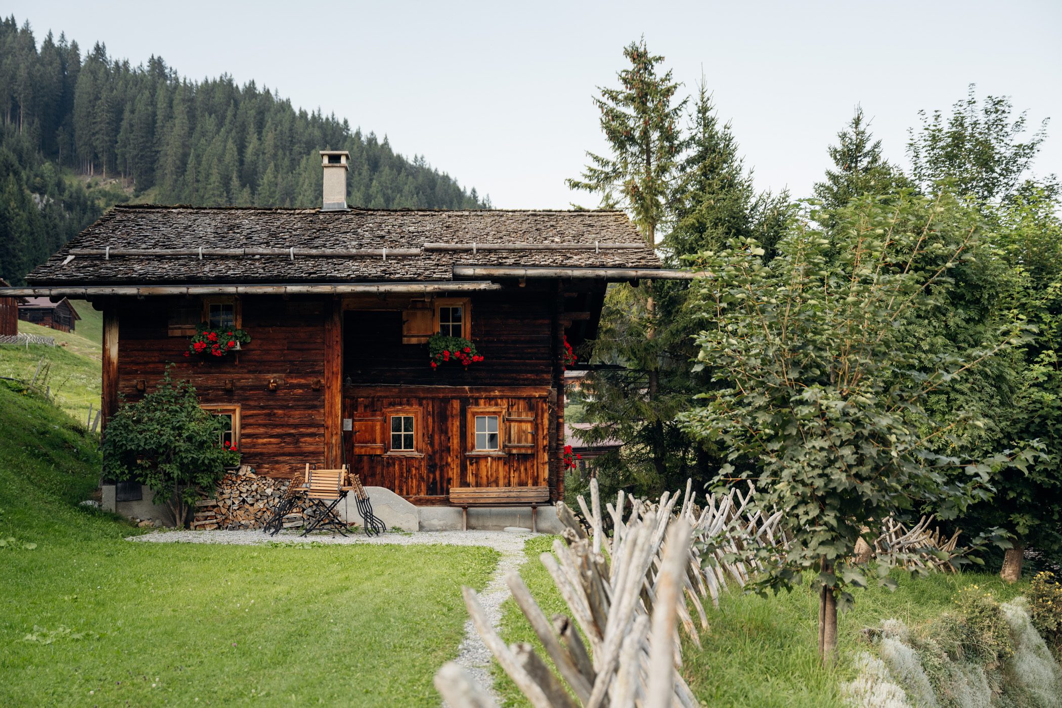 Offline Dorf, world's first offline village in Gargellen, Montafon, Vorarlberg, Austria