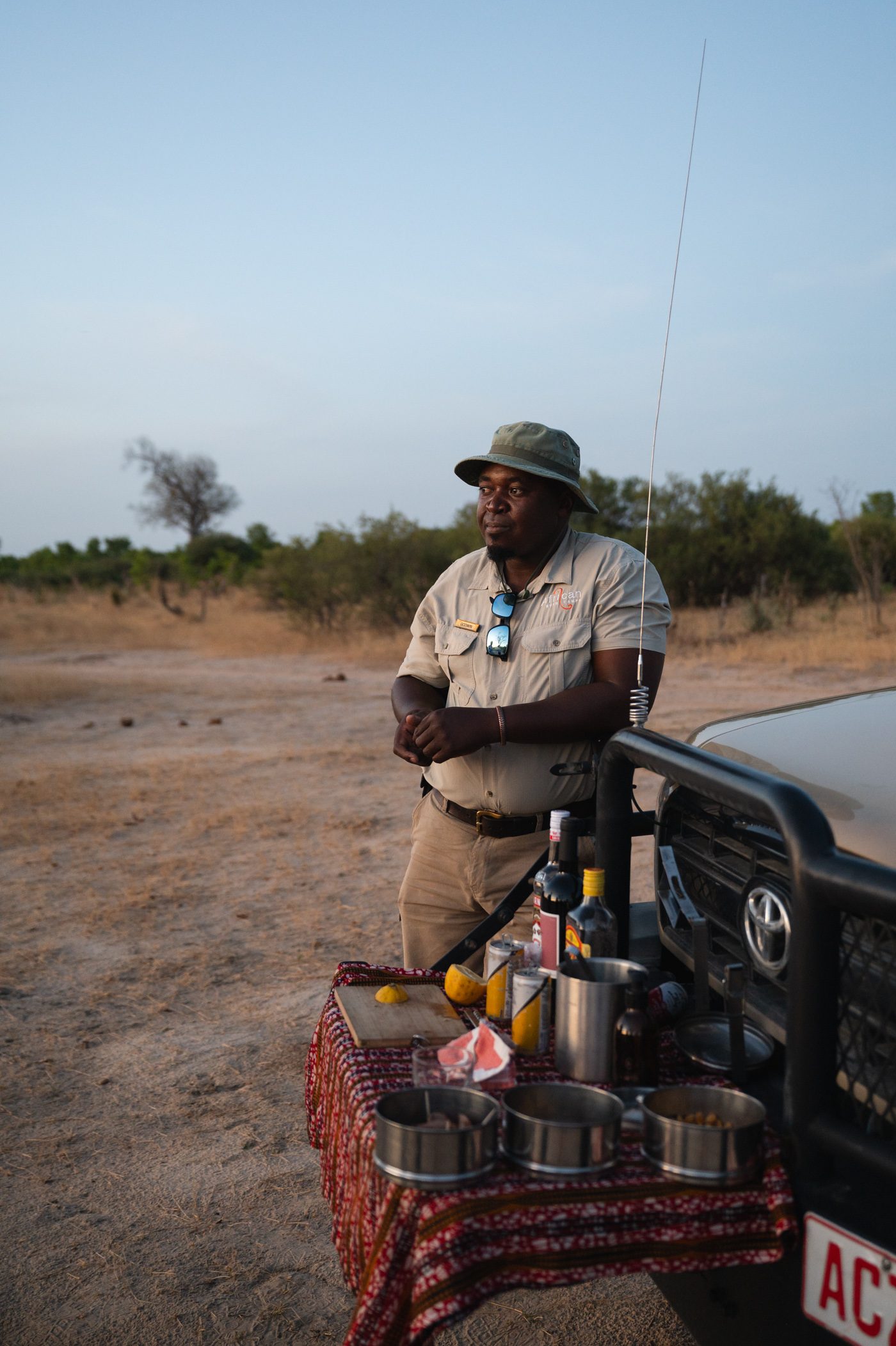 Our guide Godwin from African Bush Camps