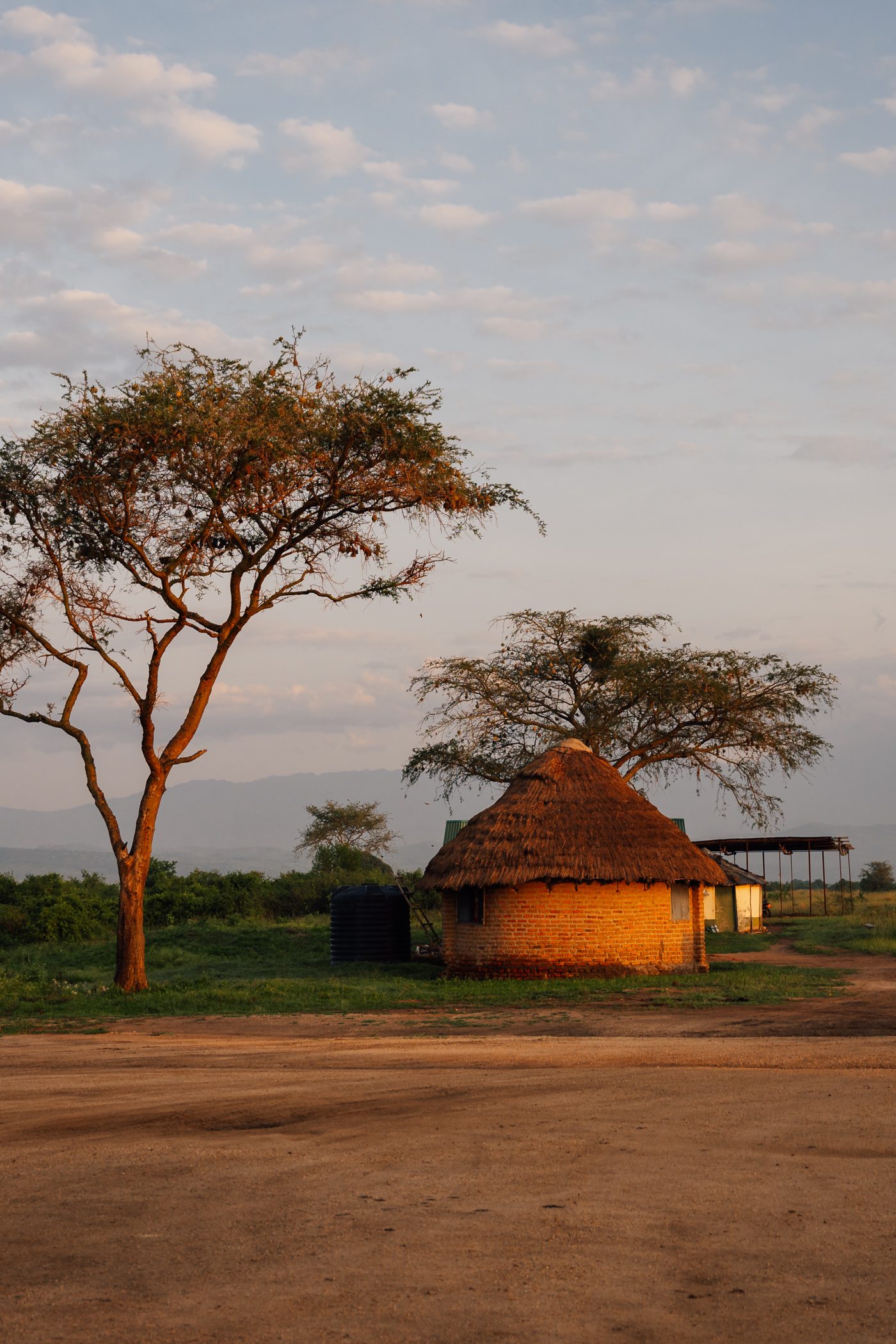 Ranger station at the entrance gate of Kasenyi sector at Queen Elizabeth National Park, Uganda