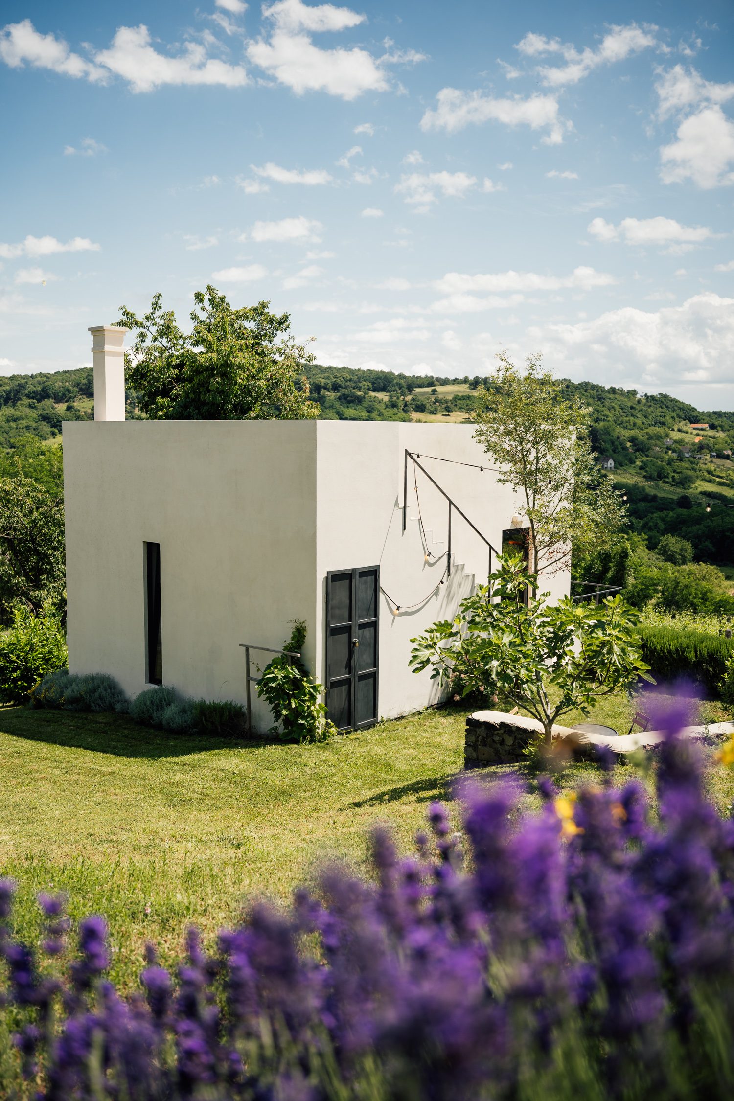 Sazü sun tiny house at European Bee eaters at Lake Balaton, Hungary