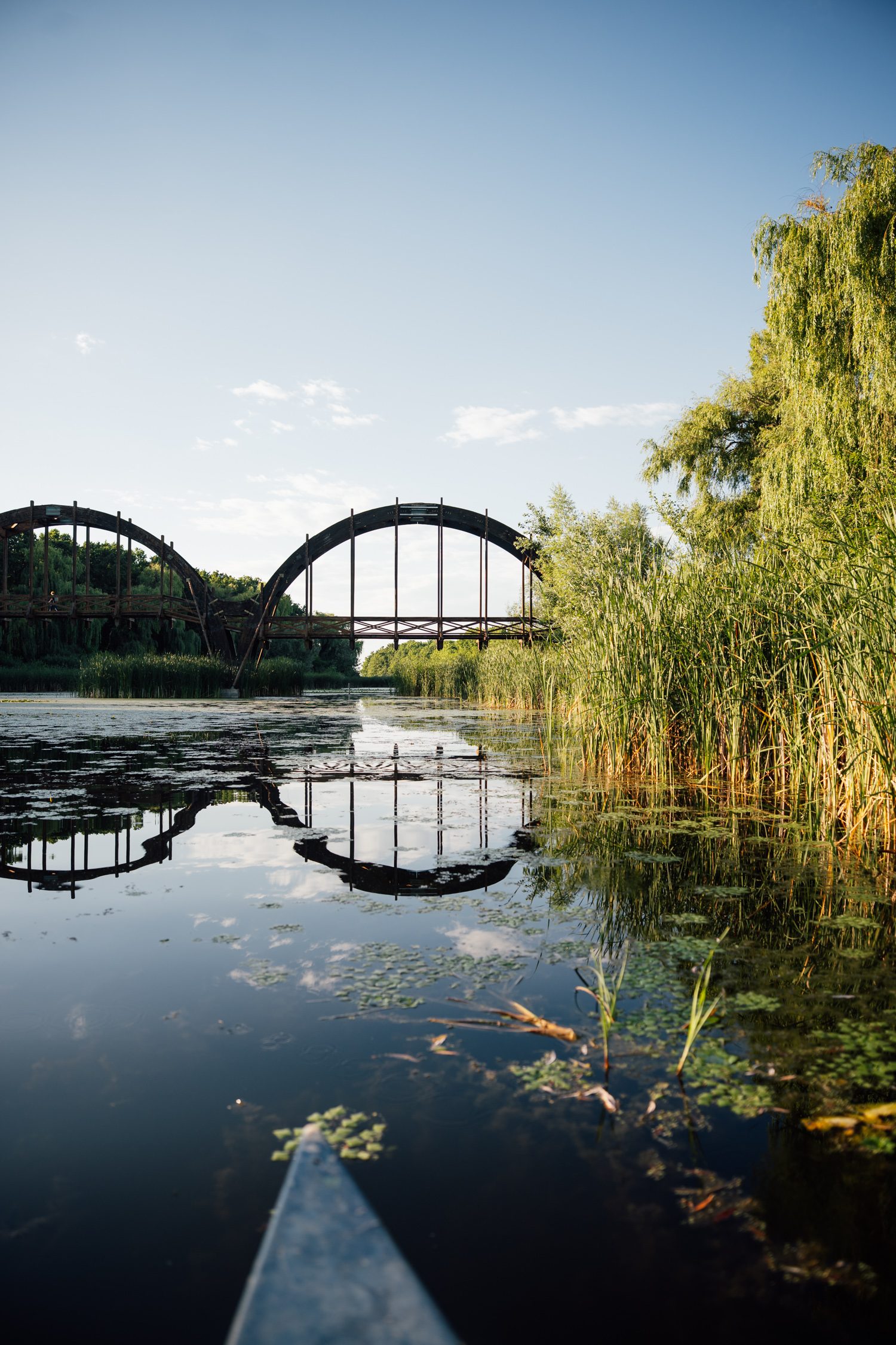 Canoe tour at Kis-Balaton, Lake Balaton, Hungary