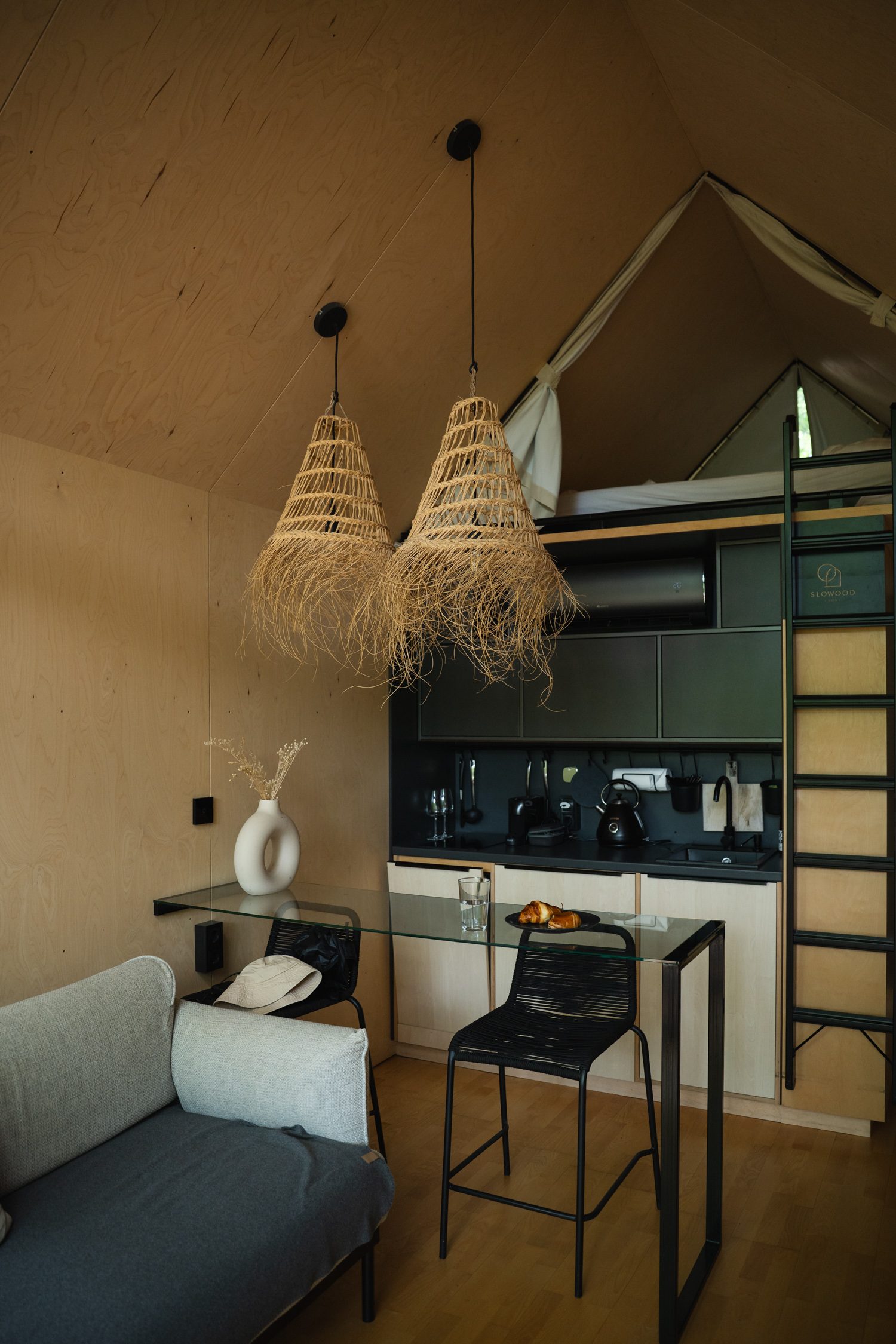 Slowood cabins at Lake Balaton, Hungary