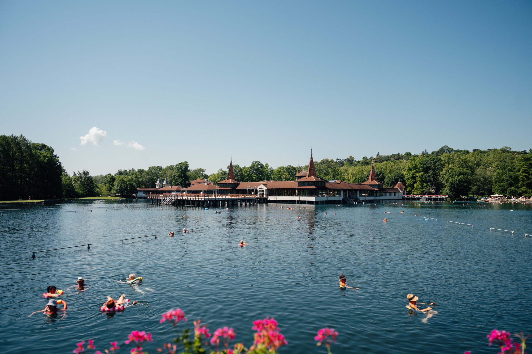 Thermal lake Heviz, Balaton, Hungary