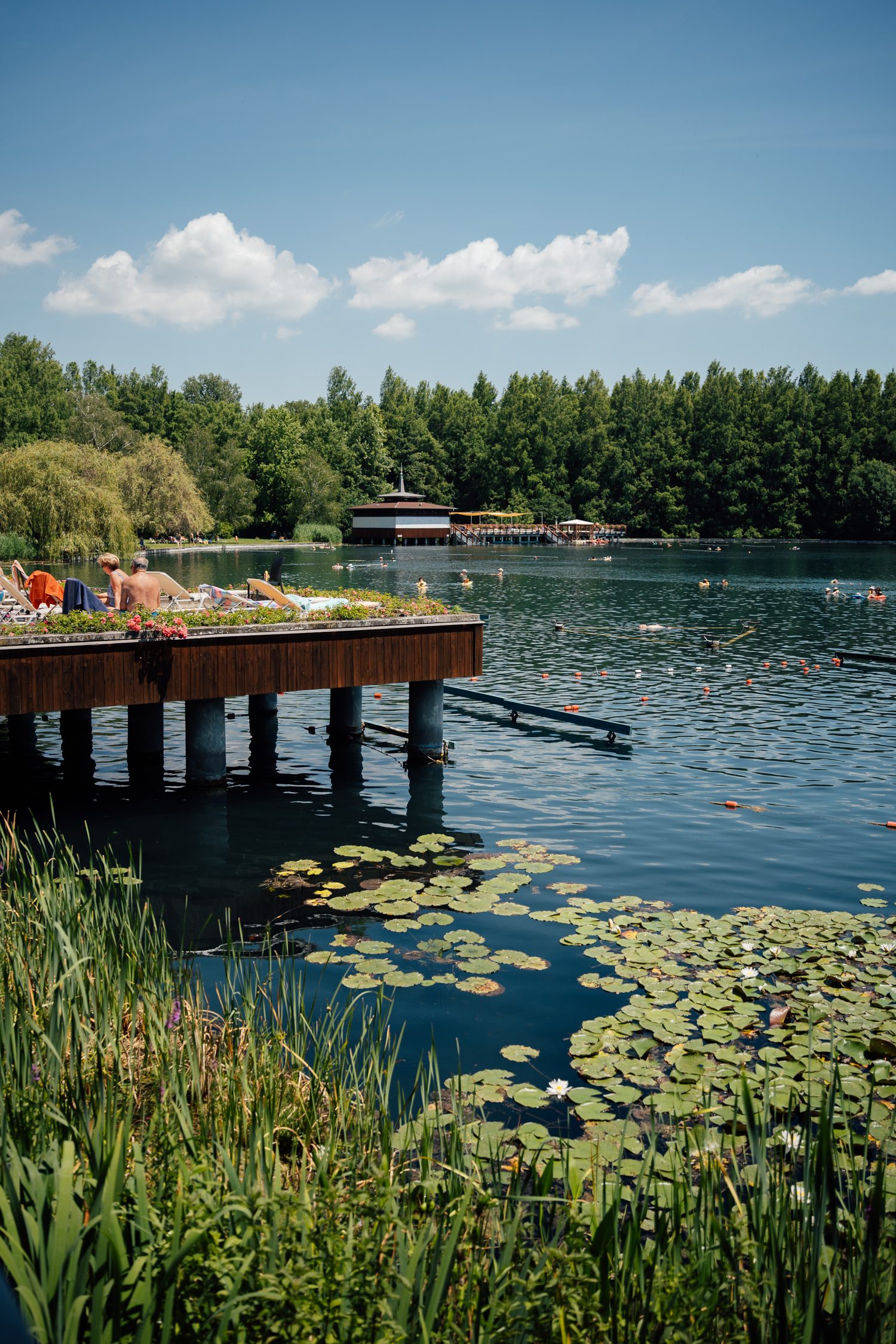 Thermal lake Heviz, Balaton, Hungary