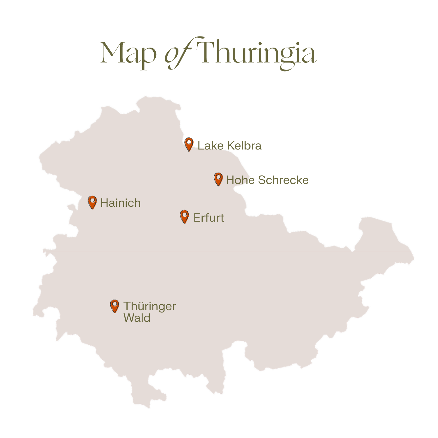 Map of Thuringia Germany by thetravelblog.at